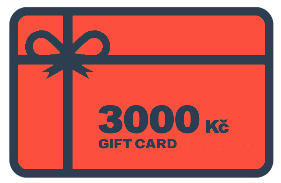 Elektronický dárkový poukaz na nákup zboží v hodnotě 3000 Kč