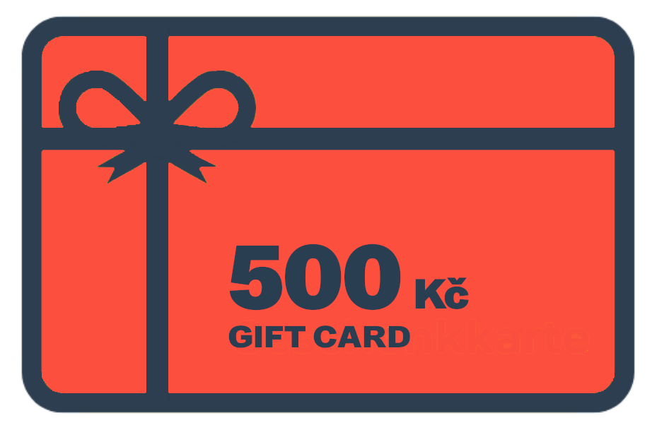 Elektronický dárkový poukaz na nákup zboží v hodnotě 500 Kč